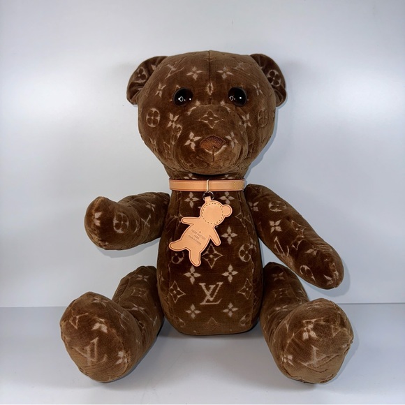 Louis Vuitton Teddy Bear Monogram Doudou Stuffed velour Brown - Picture 3 of 15
